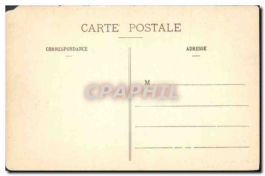 CPA Paris Parc Monceau Le Pont  — Verso