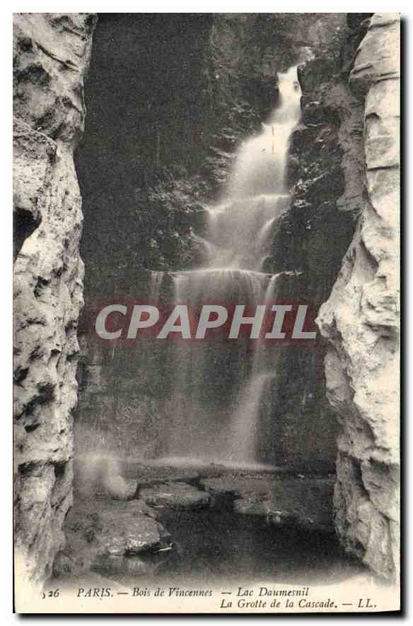 CPA Paris Bois de Vincennes Lac Daumesnil La Grotte de la Cascade 