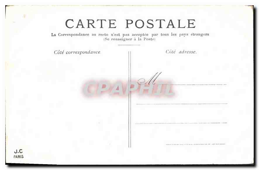 CPA Paris Le Pantheon  — Rückseite