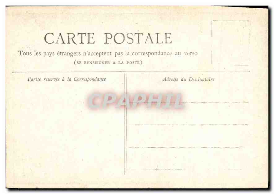CPA Paris Le Pantheon  — Rückseite