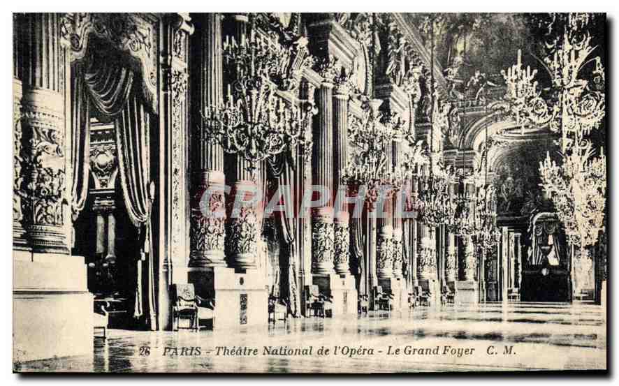 CPA Paris Theatre National de l'Opera Le Grand Foyer 