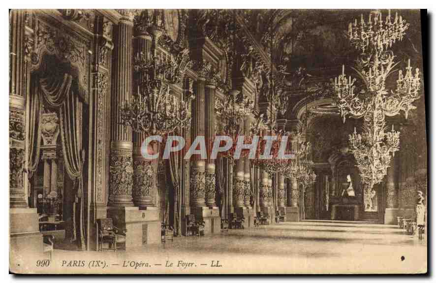 CPA Paris L'Opera Le Foyer 