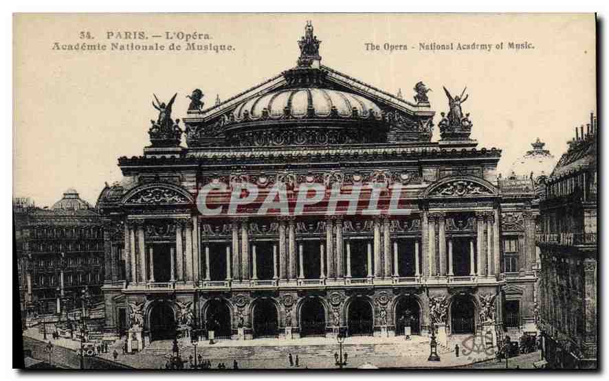 CPA Paris L'Opera Academe Nationale de Musique 