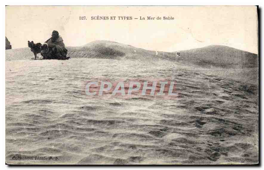 CPA Scenes et Types La Mer de Sable 