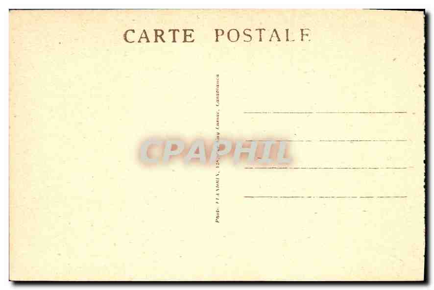 CPA Marrakech Remparts et palmiers  — Rückseite