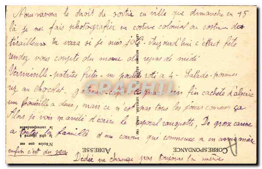 CPA Constantine Le Pont Naturel du Rhummel Passerelle Sidi M Cid  — Back