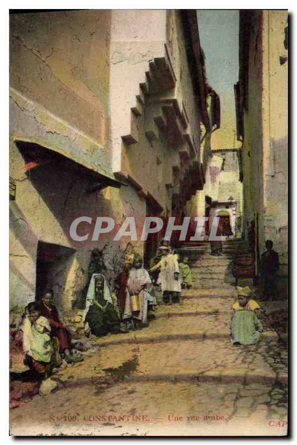 Constantine — An Arab Street — N°100, Imprimerie des Arts Photographiques