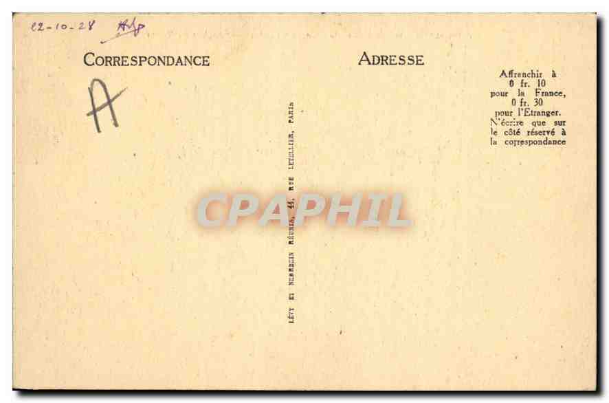 CPA Constantine Pont Dans Les Gorges et Chemin des Touristes  — Back