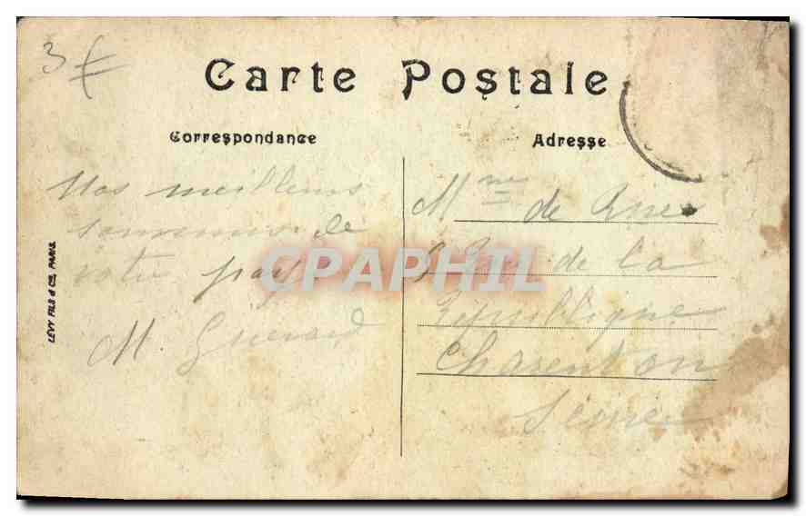 CPA Oran Vue prise du Belvedere  — Rückseite