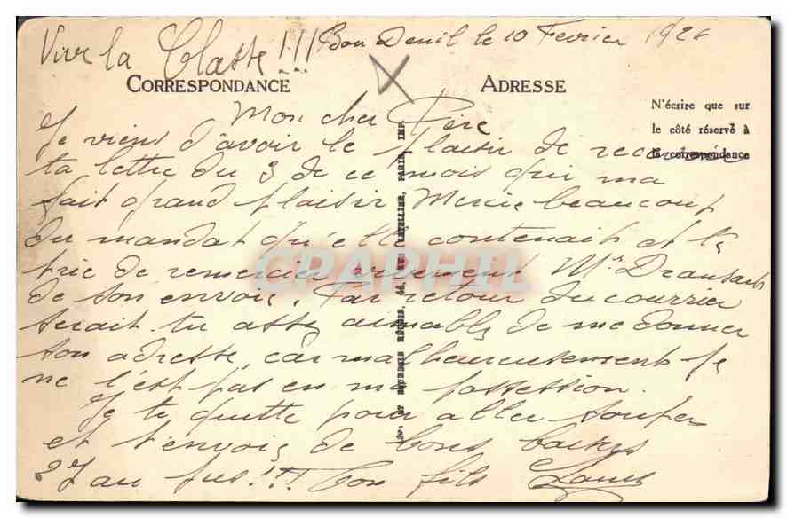 Chameaux dans l'Oued Bayech — Transport des dattes — Scènes & Types, n°6132, LL — Rückseite