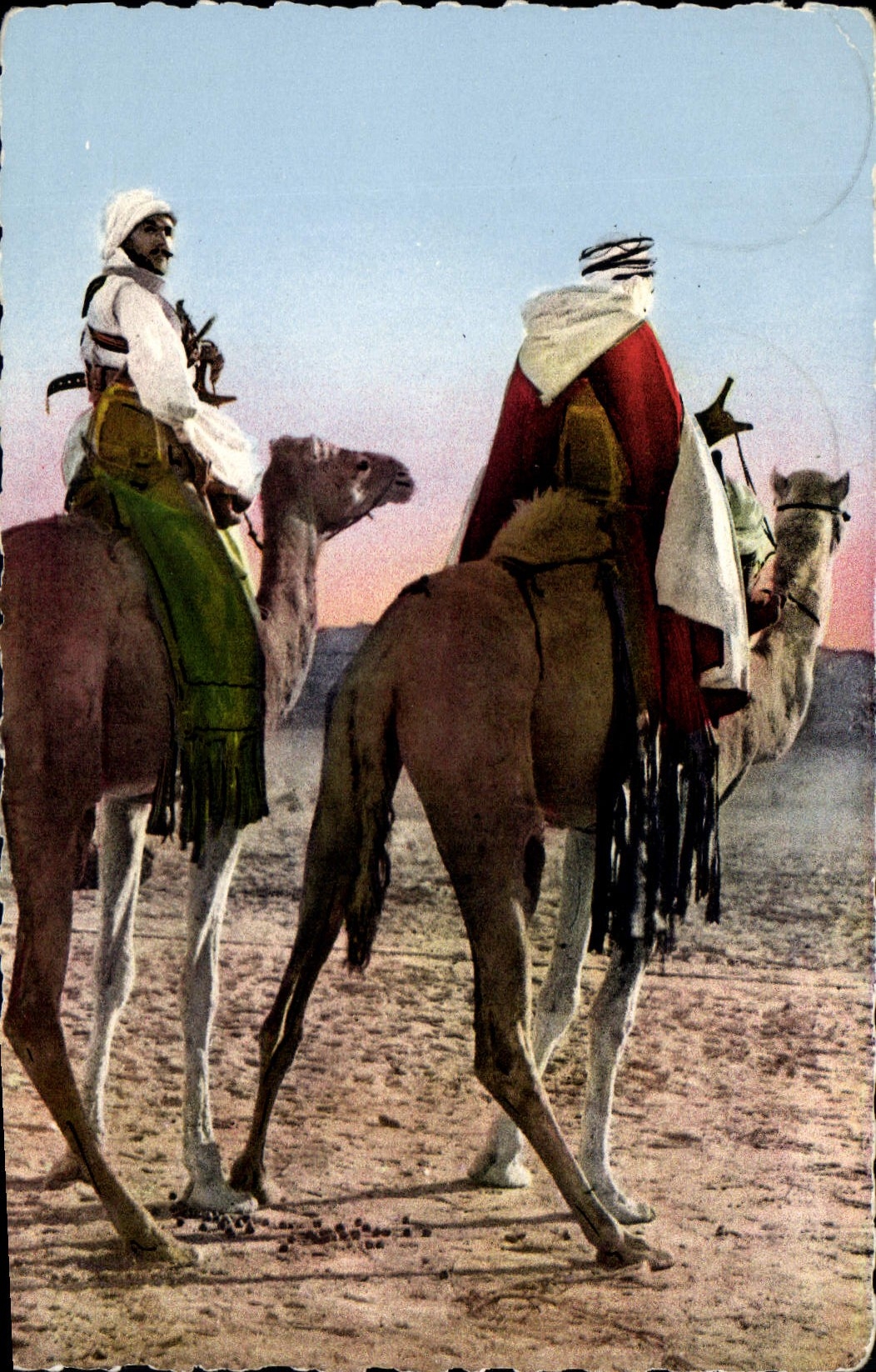 Deux cavaliers du Sud — Scènes & Types d'Afrique du Nord, n° 8.177 — Éditions DUMONE
