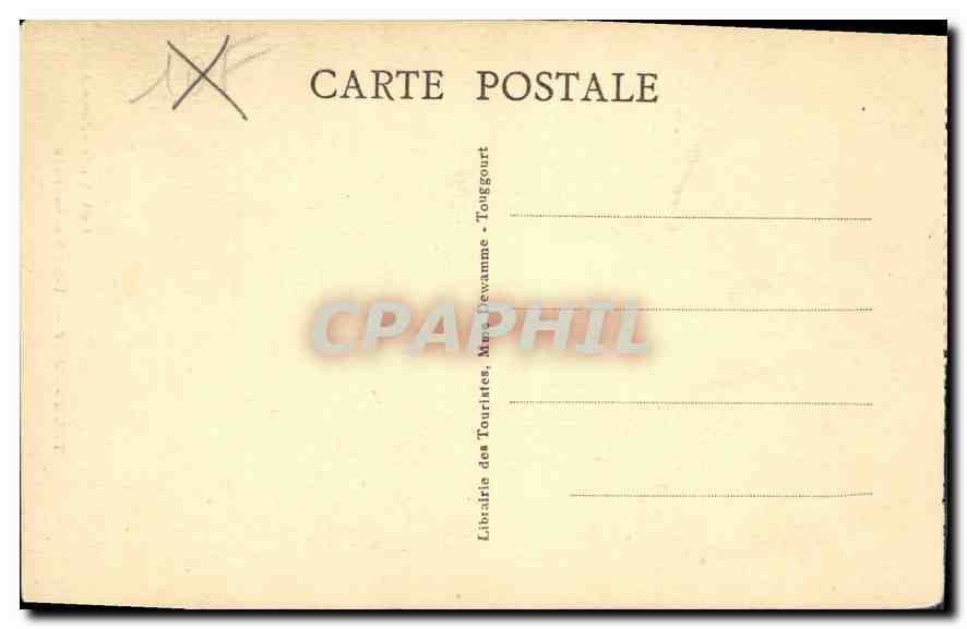 Touggourt — Une Palmeraie — Coll. Etolie - Photo Albert — Verso