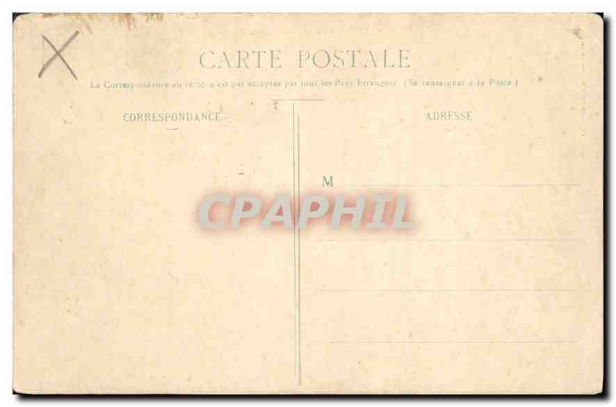 CPA Rabat Ecueils sur la Cote de Rabat  — Rückseite