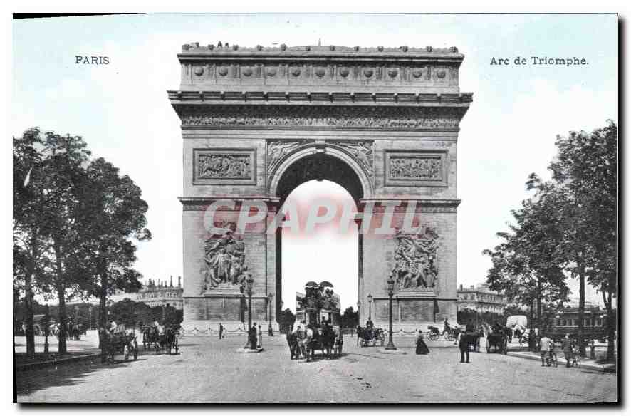 CPA Paris Arc de Triomphe 