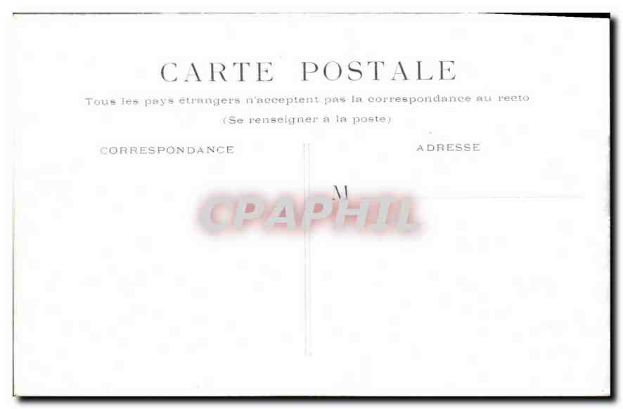 CPA Paris Arc de Triomphe  — Rückseite