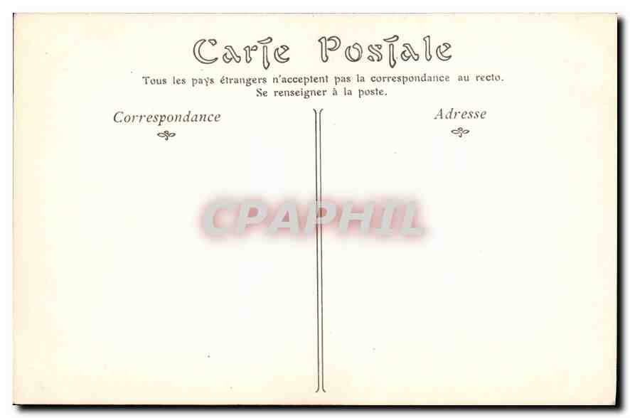 CPA Paris Arc de Triomphe le Paix Groupe d'Etex  — Rückseite