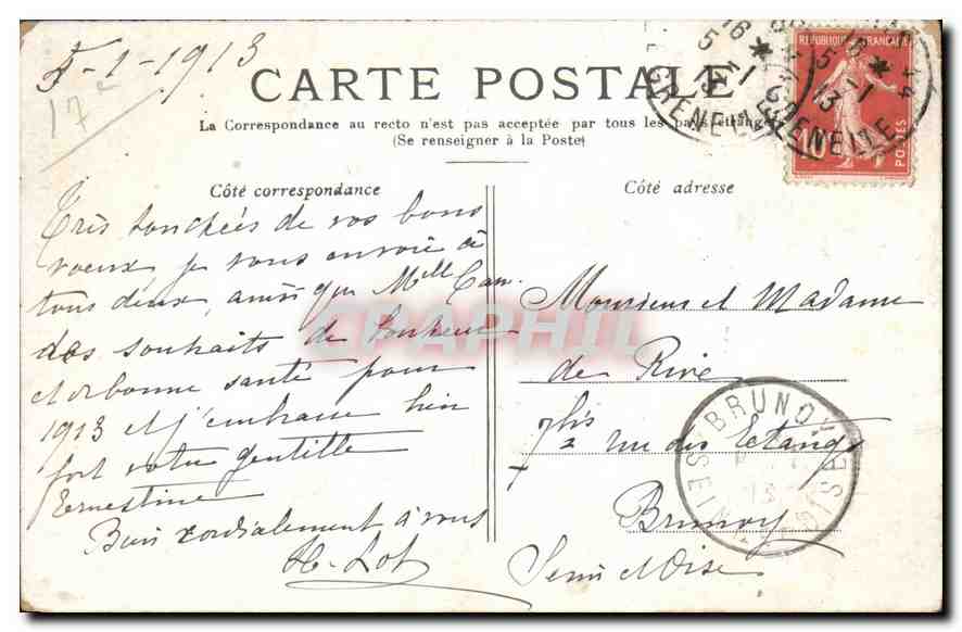 CPA Paris L'Arc de Triomphe de l'Etoile  — Rückseite