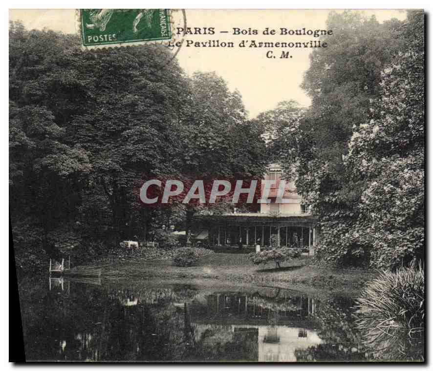 CPA Paris Bois de Boulogne Pavillon d'Armenonville 