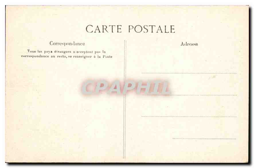 CPA Paris Notre Dame Stalles et Pourtour du Choeur  — Verso