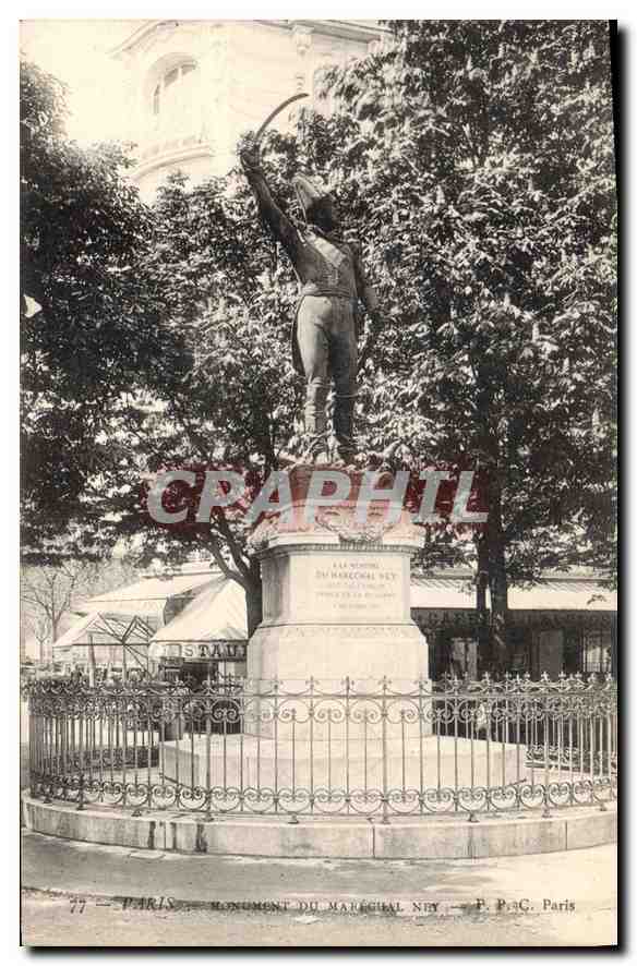 CPA Paris Monument du Marechal 