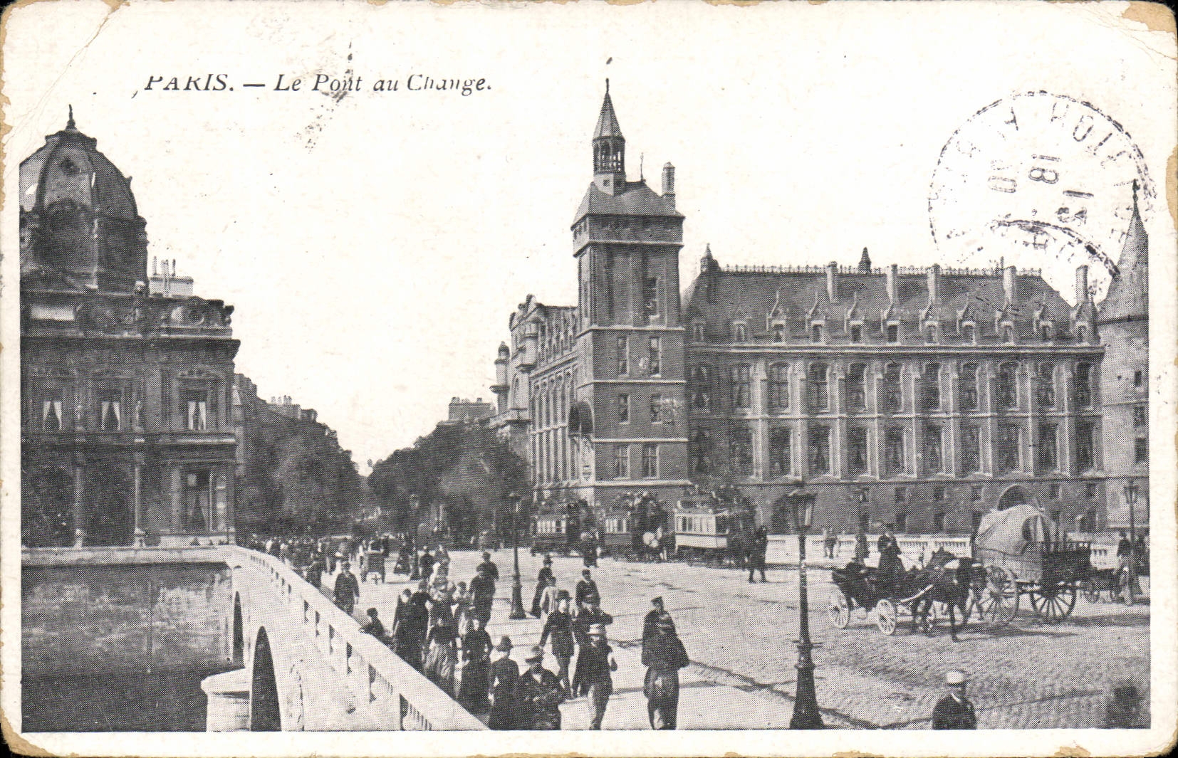 CPA Paris Le Pont au Change 