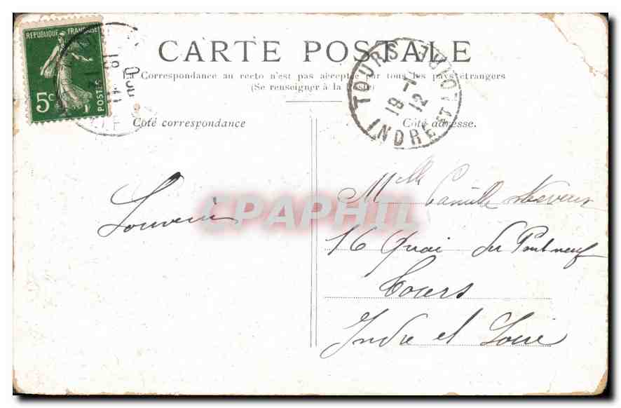 CPA Paris Le Pont au Change  — Rückseite