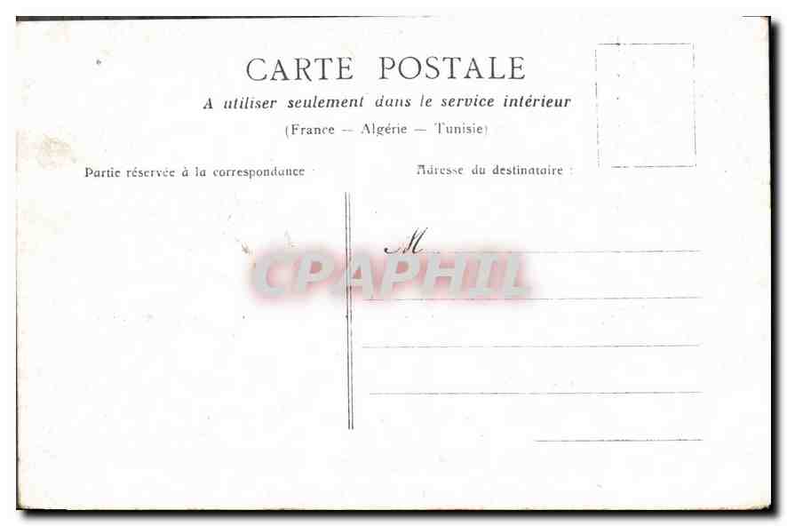 CPA Paris La Gare St Lazare  — Rückseite