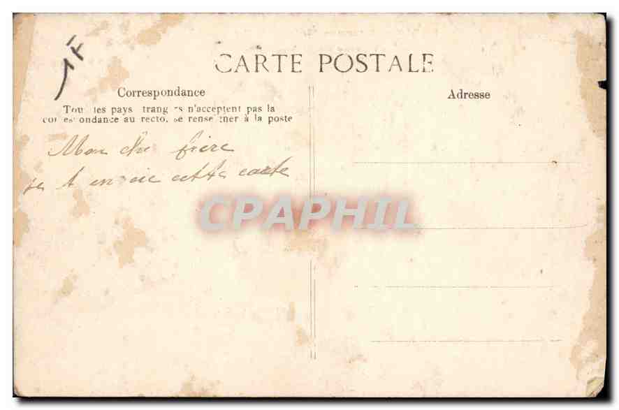 CPA Paris Avenue Malakoff Eylau et Kleber Vue prise du Trocadero  — Rückseite