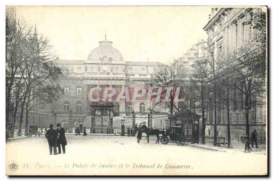 CPA Paris Le Palais de Justice et le Tribunal de Commerce 