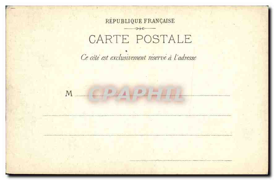 CPA Paris Le Palais de Justice et le Tribunal de Commerce  — Rückseite