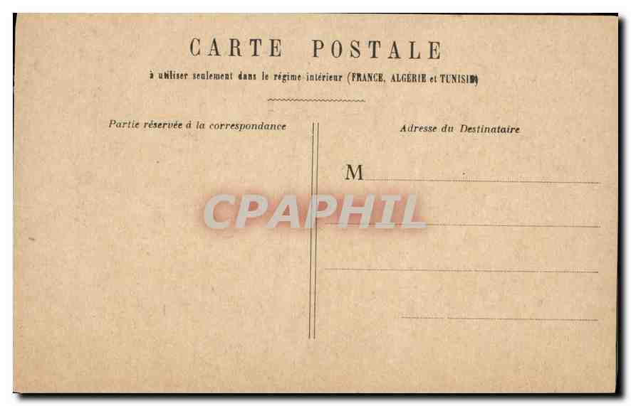CPA Paris Chambre des Deputes  — Rückseite