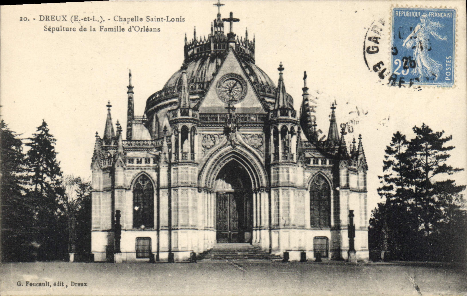 Dreux (E-et-L.) - Chapelle Saint-Louis - Sépulture de la Famille d'Orléans