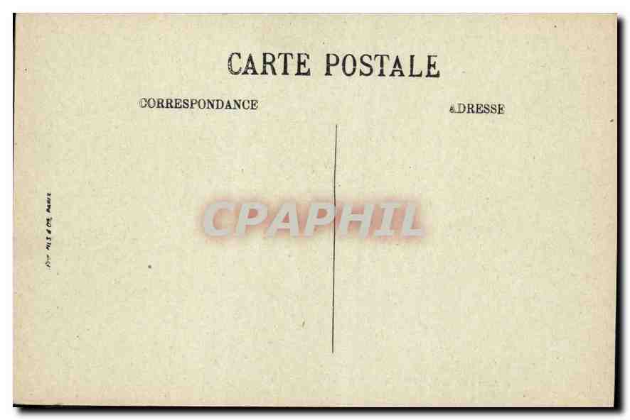 CPA Roscoff Interieur de l'eglise Notre Dame de Croaz Batz  — Rückseite