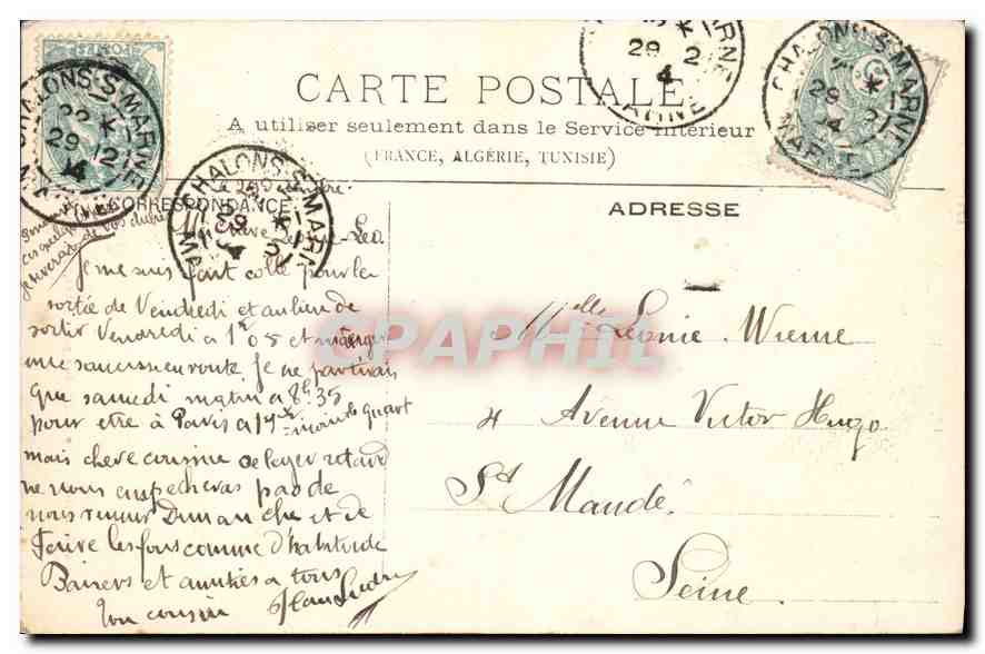 CPA Eglise de Notre Dame de l'Epine pres Chalons Chapelle de l'Abside  — Verso