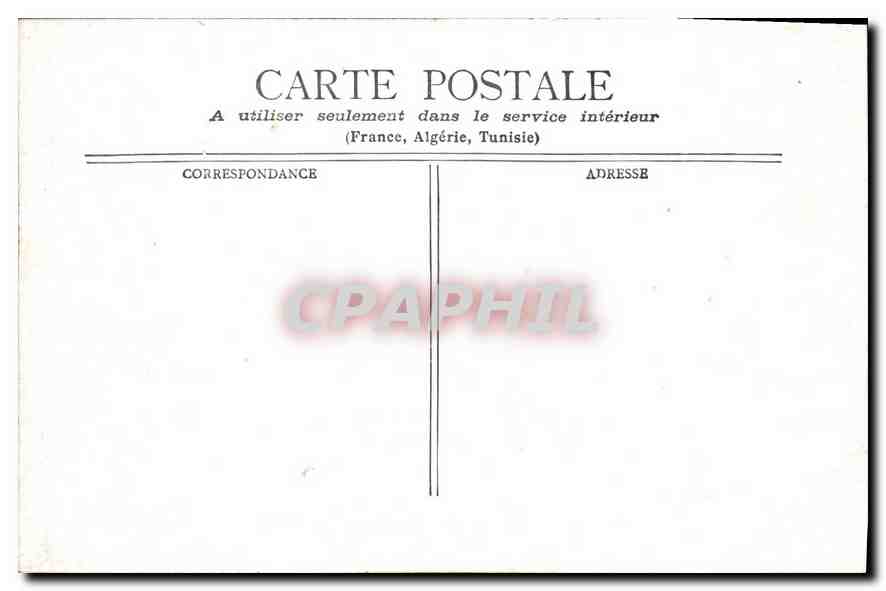 CPA Paris Eglise Ste Elisabeth du Temple  — Verso