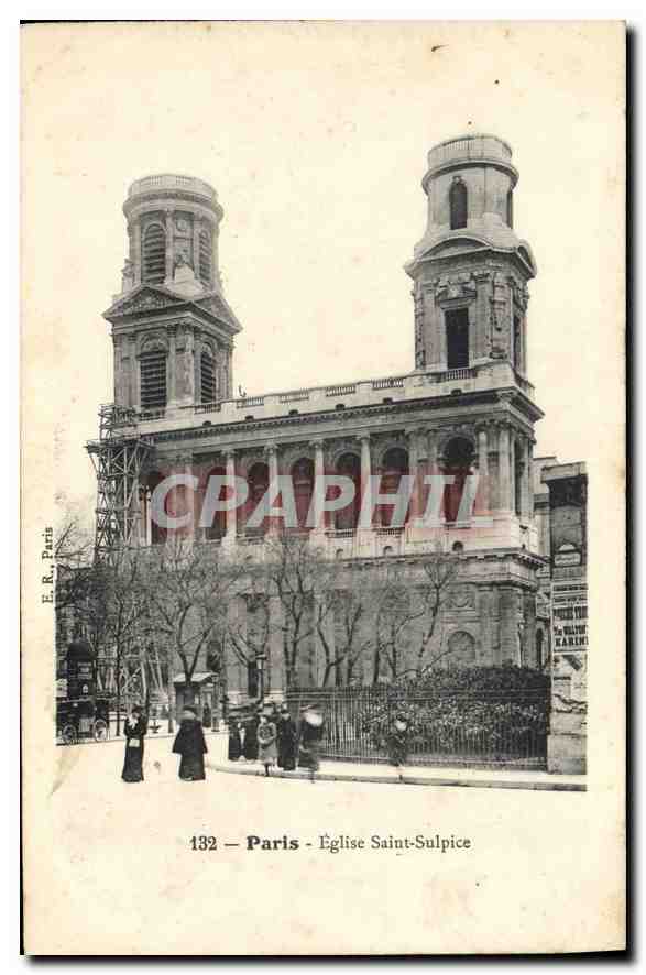 CPA Paris Eglise Saint Sulpice 