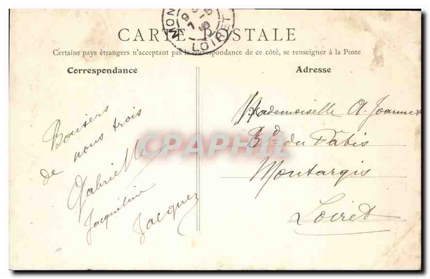 Cléry (Loiret) — La Basilique, vue extérieure — Fassot, éditeur, n°520 — Verso