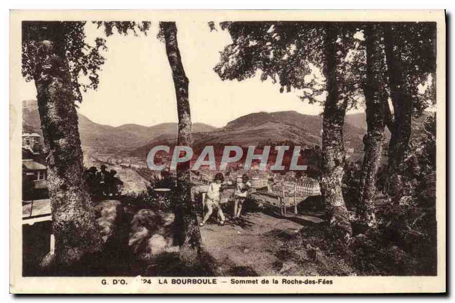 CPA La Bourboule Sommet de la Roche des Fees 
