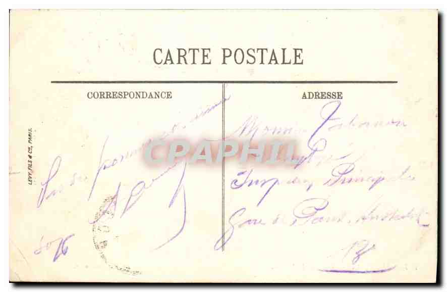 CPA Alencon vue sur la Sarthe  — Rückseite