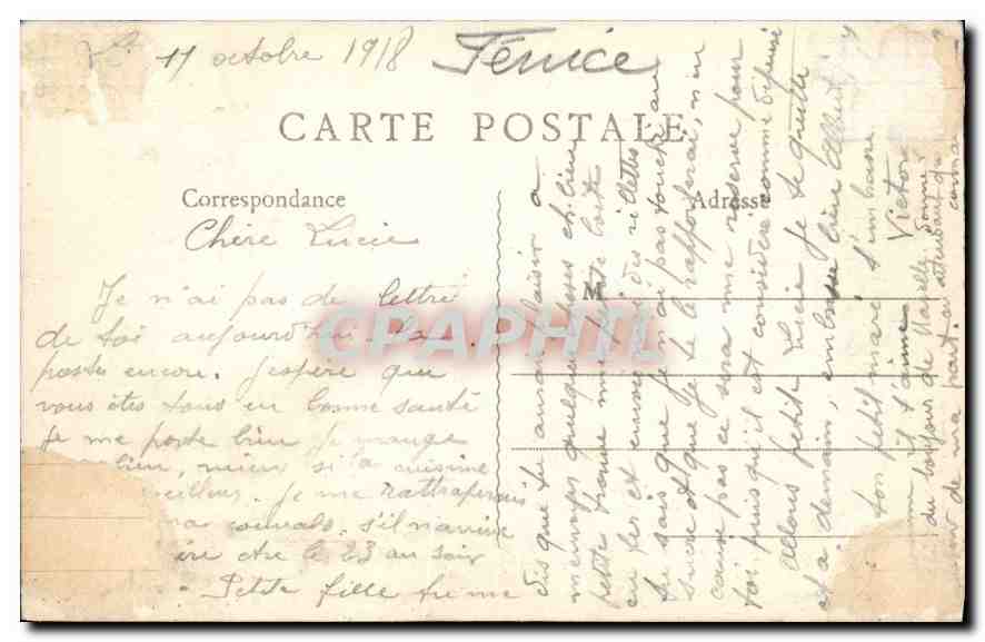 CPA Les Vosges la Nuit vue sur Remiremont  — Rückseite