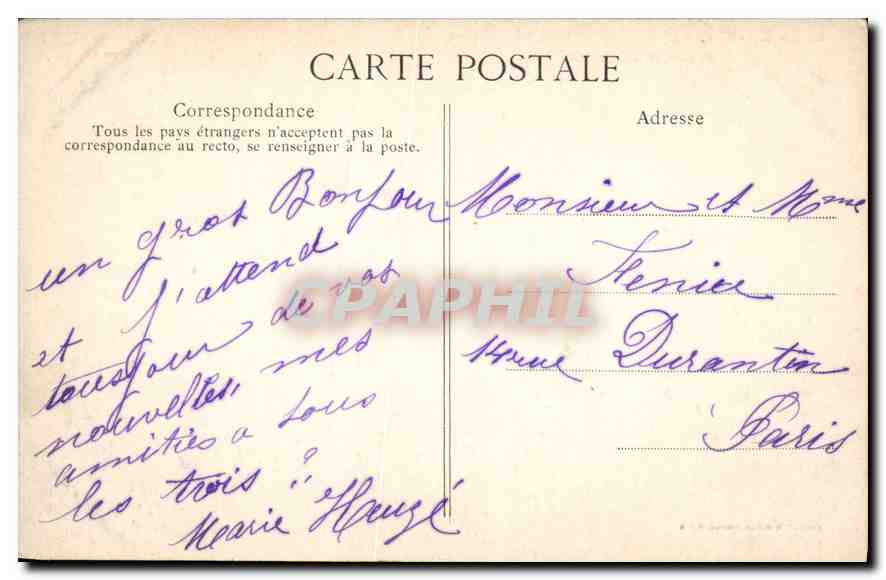 CPA Environs de Royan Eglise de Talmont et Breche du Rebat  — Rückseite