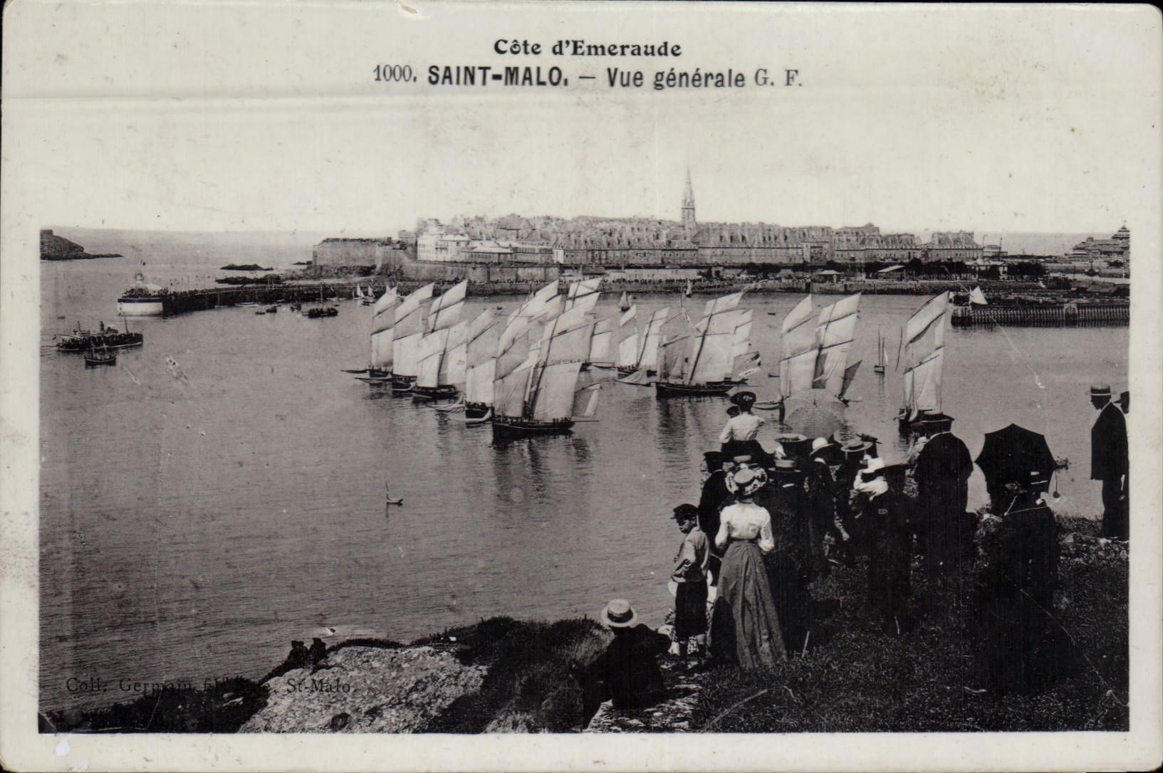 Saint-Malo — Vue générale G.F. — Côte d'Emeraude, 1000