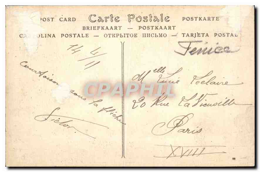 CPA Saumur la Loire et le Pont Napoleon  — Rückseite