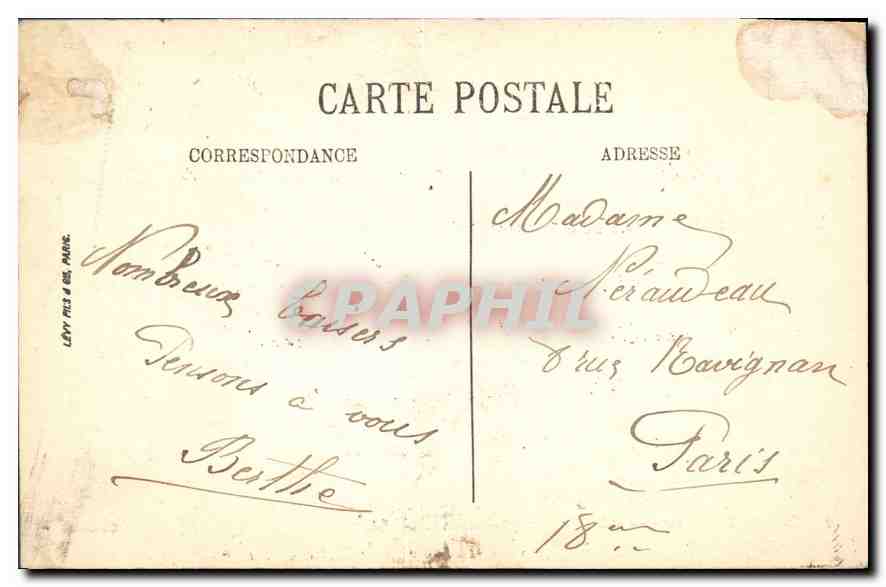 Toulon — Panorama et le Nouvel Hôpital Militaire — Selecta — Verso