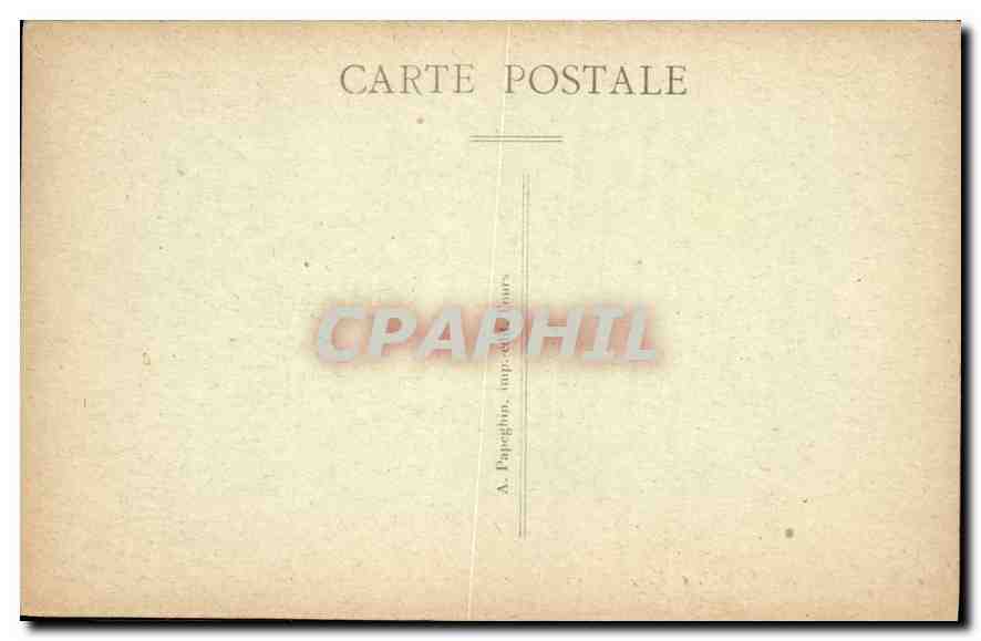 CPA Tours I et L la Rue Nationale Cote Sud  — Rückseite