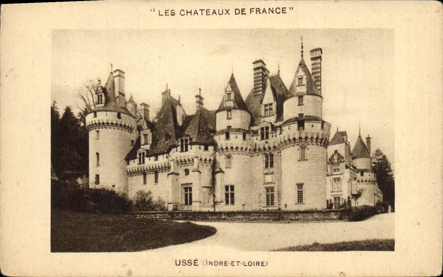 CPA Les Chateaux de France Usee Indre et Loire 