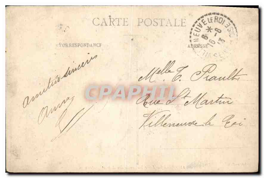 CPA Lille Ecole Nationale des Arts et Metiers  — Rückseite