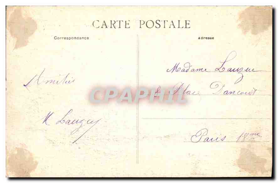 CPA Montreuil Bellay M et L vue generale de l'Eglise et du Chateau XVI siecle Mon Hist  — Rückseite