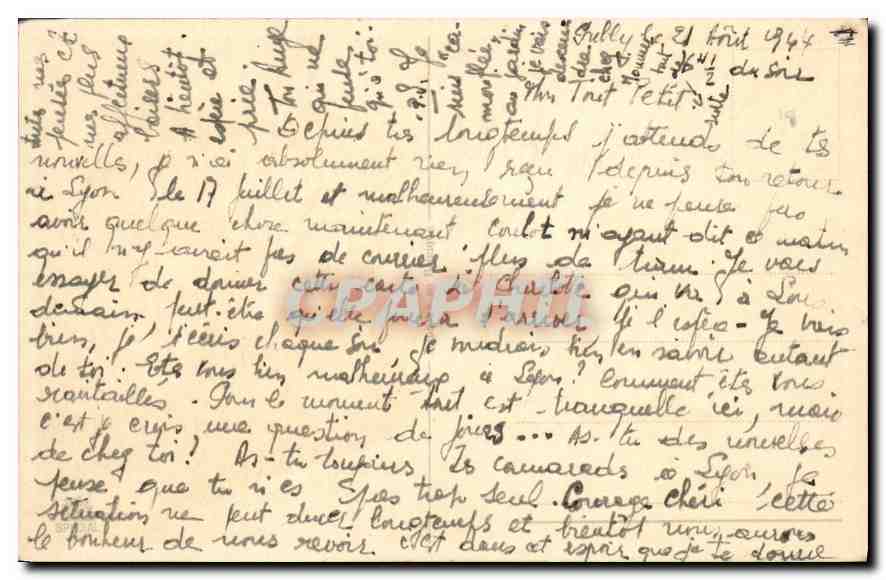 CPA Fantaisie Fleurs — Verso