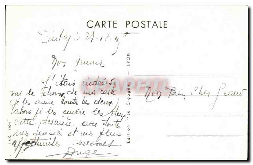 CPA Bonne Fete Fleurs — Verso